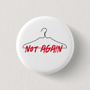 Niet opnieuw Wire Hanger Pro keuze Ronde Button 3,2 Cm