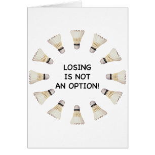 Niet optioneel Badminton