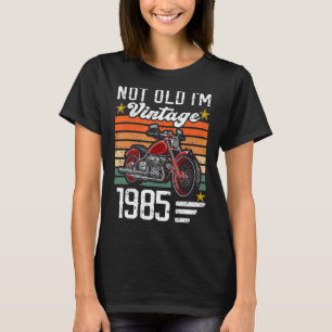 Niet Oud Ik ben 1985 Classic Motorfiets Geboorte T-shirt