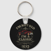 Niet oud Ik ben een Classic Custom Built 1972,  Sleutelhanger (Voorkant)