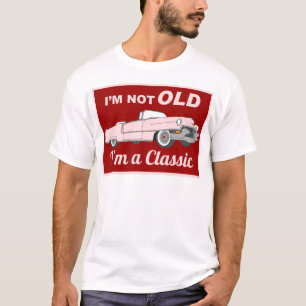 Niet oud maar klassiek - roze t-shirt