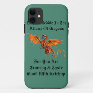 Niet overpeinzen bij Dragons iPhone 11 Hoesje