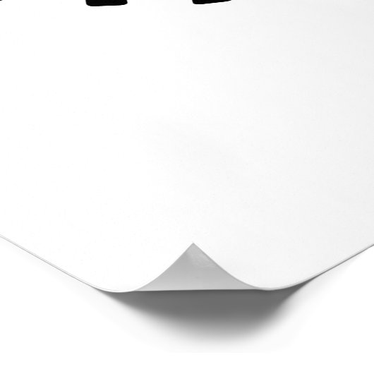 Niet panic Blijf Clam Funny Animal Pun Poster (Hoek)