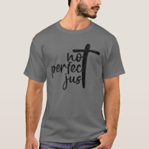 niet perfect alleen vergeven, kruis, Christia T-shirt