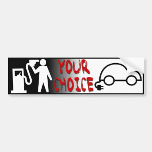 Niet pompen - Elektrische bumpersticker gebruiken