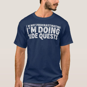 Niet provocerende zijdelingse vragen Funny RPG Gam T-shirt