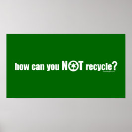 Niet Recyclen? Poster