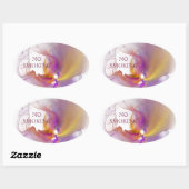 Niet roken ovale sticker (Vel)