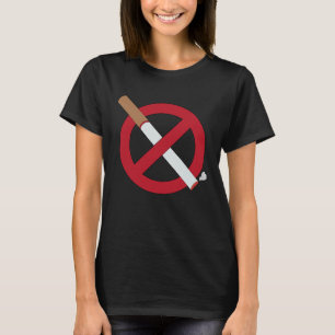 Niet roken t-shirt