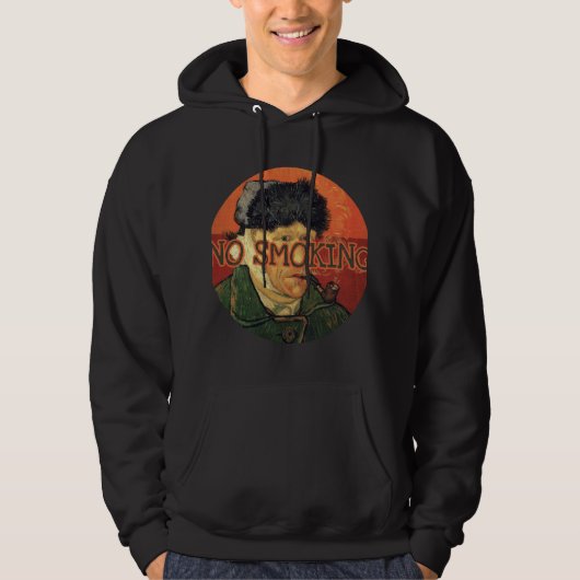 Niet roken Vincent van Gogh Zelf Hoodie (Voorkant)