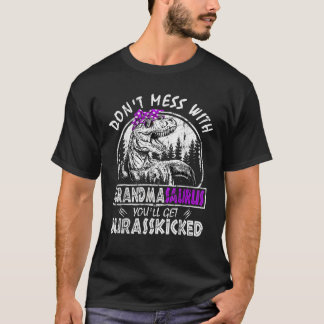 Niet rommelen met Grandmasaurus krijg je Jurasskic T-shirt