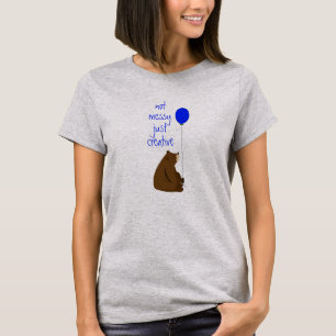 Niet rommelig, alleen Creative Fun Balloon Beer Qu T-shirt