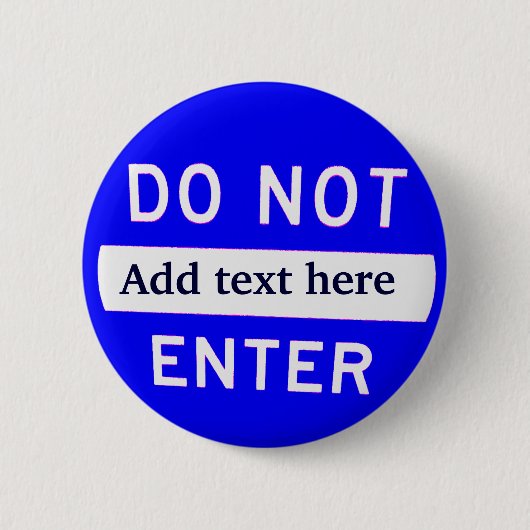 Niet_ Ronde Button 5,7 Cm (Voorkant)