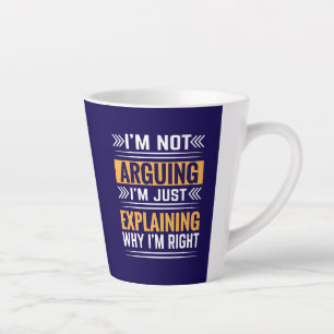 Niet Ruzie Maken Maar Gewoon Gelijk-64691 Latte Mok
