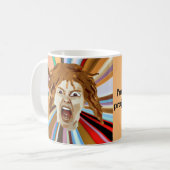 Niet schreeuwen! KoffieMok (Voorkant links)