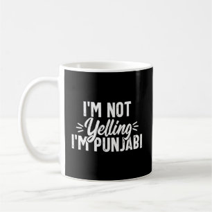 Niet schreeuwen Punjabi Desi Sikh Indiase nieuwigh Koffiemok