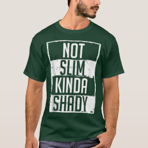 Niet Slim Kinda Shady Chubby Gym Design T-shirt