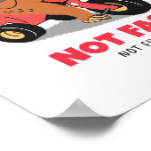 Niet snel niet woedend poster (Hoek)