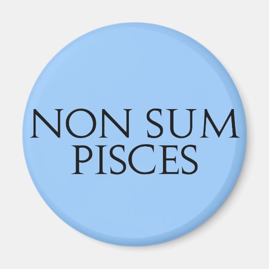 Niet-som pisces magneet (Voorkant)