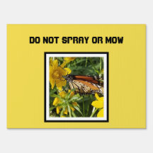 NIET SPREY OF MOW SIGN