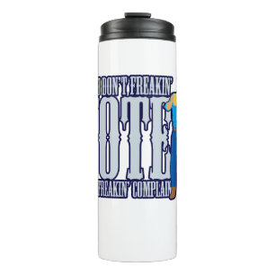 Niet stemmen, niet klagen thermosbeker