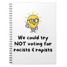 NIET stemmen op racisten & verkrachters
