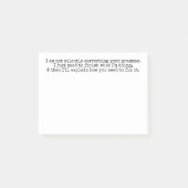 Niet stil corrigeren (nog) post-it® notes (Voorkant)