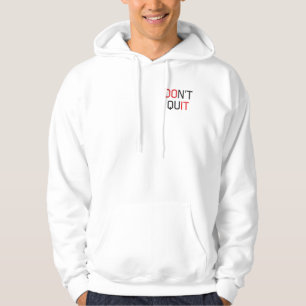 Niet stoppen hoodie