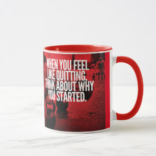 Niet stoppen - Workout Motivatie Mok