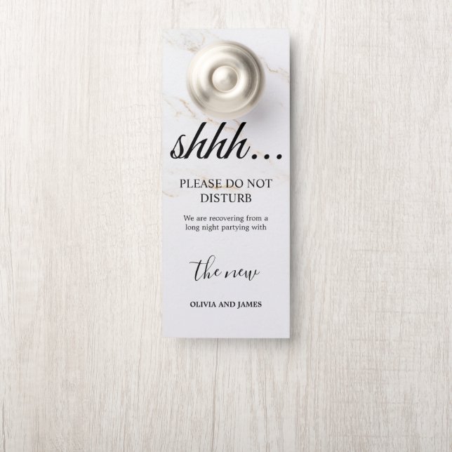Niet Storen Deur Hanger (Op knop)