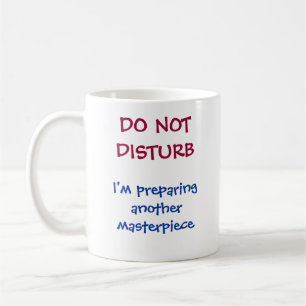 "Niet Storen Grappige Quote Koffiemok