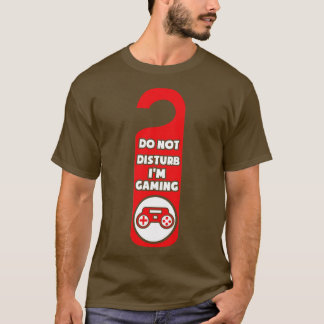 Niet storen in gaming cadeau MMORPG cadeau T-shirt