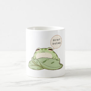 Niet Storen Kikkerslaap Kawaii-ontwerp Koffiemok