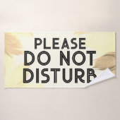 Niet storen op Feathers Van Life Camping RVing Badhanddoek (Badhanddoek)