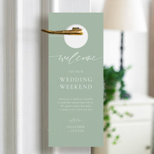 Niet storen Sage Green Wedding Hotel