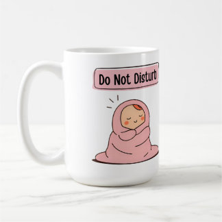Niet storen - Schattigee komische stemming Doodle Koffiemok
