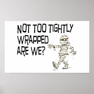 Niet strak omwikkeld poster