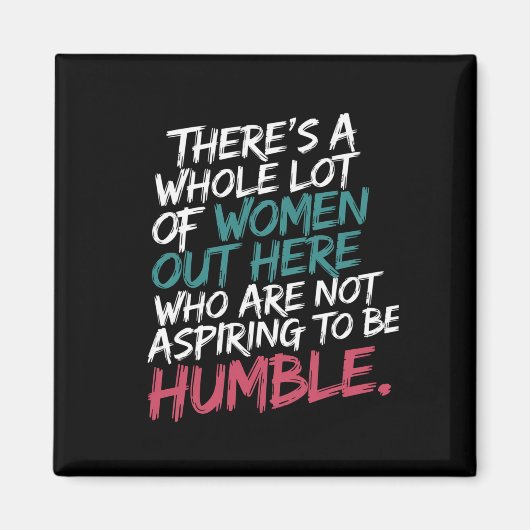 Niet streven om nederige Kamala Harris feminist te Magneet (Voorkant)