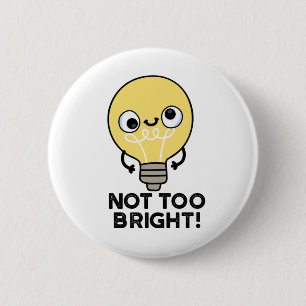 Niet te helder ronde button 5,7 cm