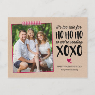 Niet te laat voor Valentijnsdag Briefkaart