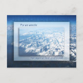 Niet tegen koorts en bloed briefkaart (Voorkant)