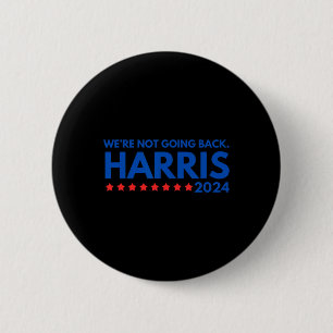 Niet teruggaan Kamala Harris 2024 Design Ronde Button 5,7 Cm