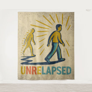 Niet teruggevallen - Medium (50" x 60") Tapijt Wandkleed