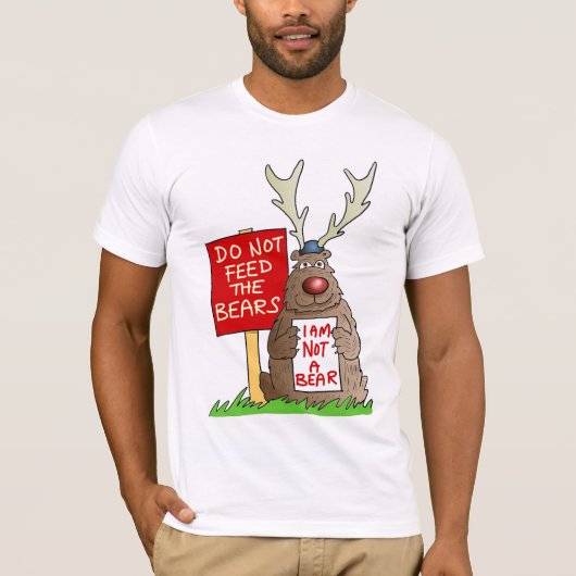 Niet toedienen van het Beer t-shirt (Voorkant)