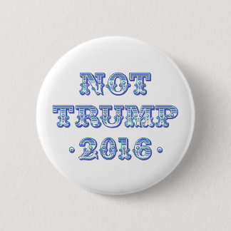 Niet Trump 2016 Ronde Button 5,7 Cm