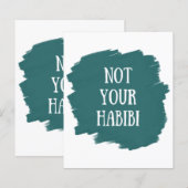 Niet Uw Habibi (Voorkant / Achterkant)