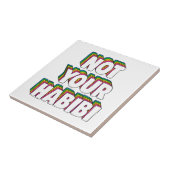 Niet Uw Habibi Tegeltje (Zijkant)