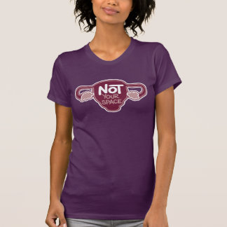 Niet uw ruimte-T-shirt T-shirt