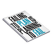 Niet van plan om te mislukken notitieboek (Rechterzijde)