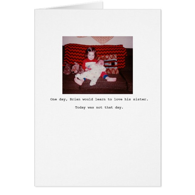 Niet vandaag... (Voorkant)